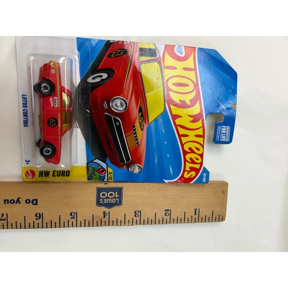 Hot Wheels Lotus Cortina Red HW Euro 3/10 67/250 Diecast Race Car 2023 New